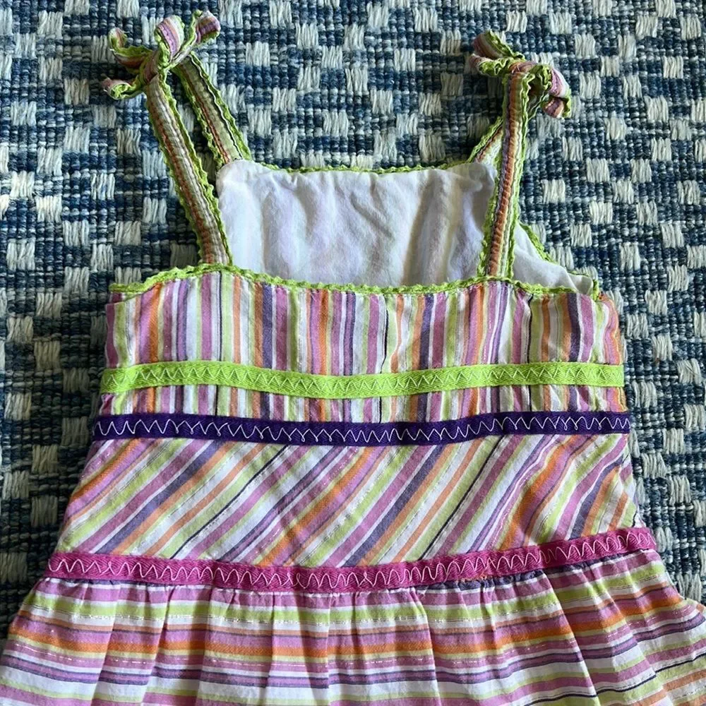 Children’s Place Baby Girl 24mo Colorful Sundress Pink Purple Lime - Picture 10 of 10